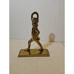 Vintage Brass Virginia Metal Crafters Hessian Soldier Door Stop